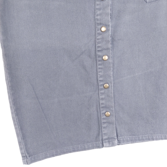 Allsaints Dark Grey Denim Mini Skirt Size Small Approx UK 12 - Picture 4 of 11